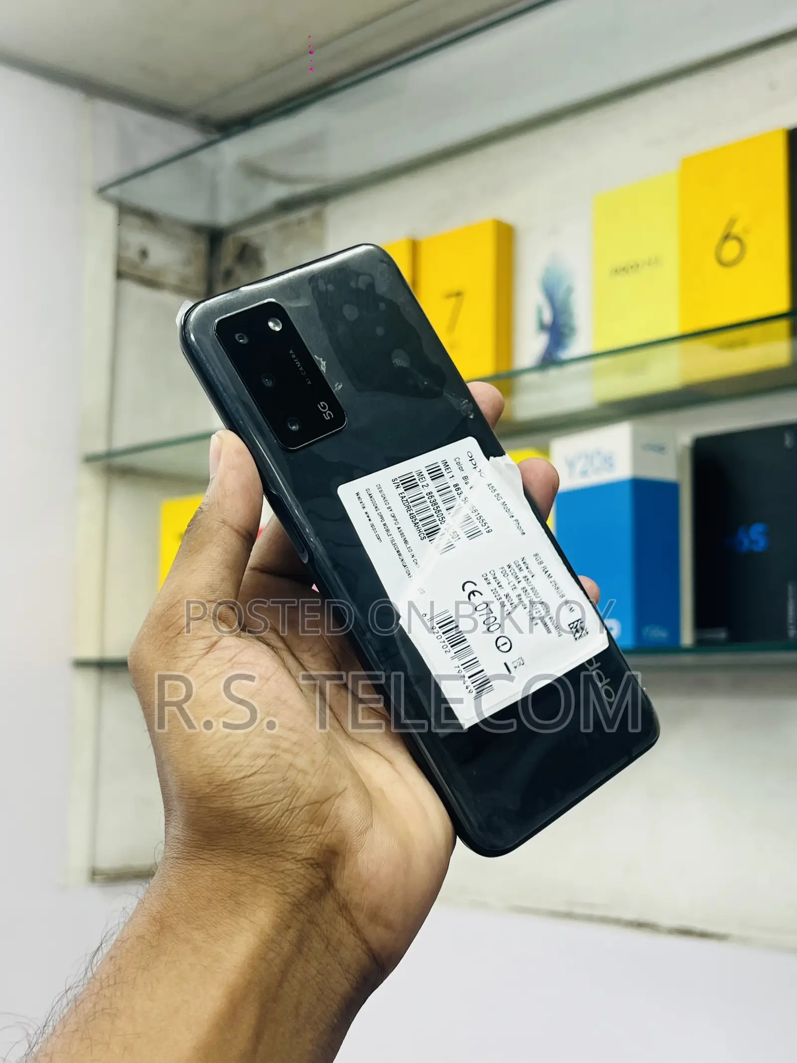 New Oppo A56 5G 256 GB Black