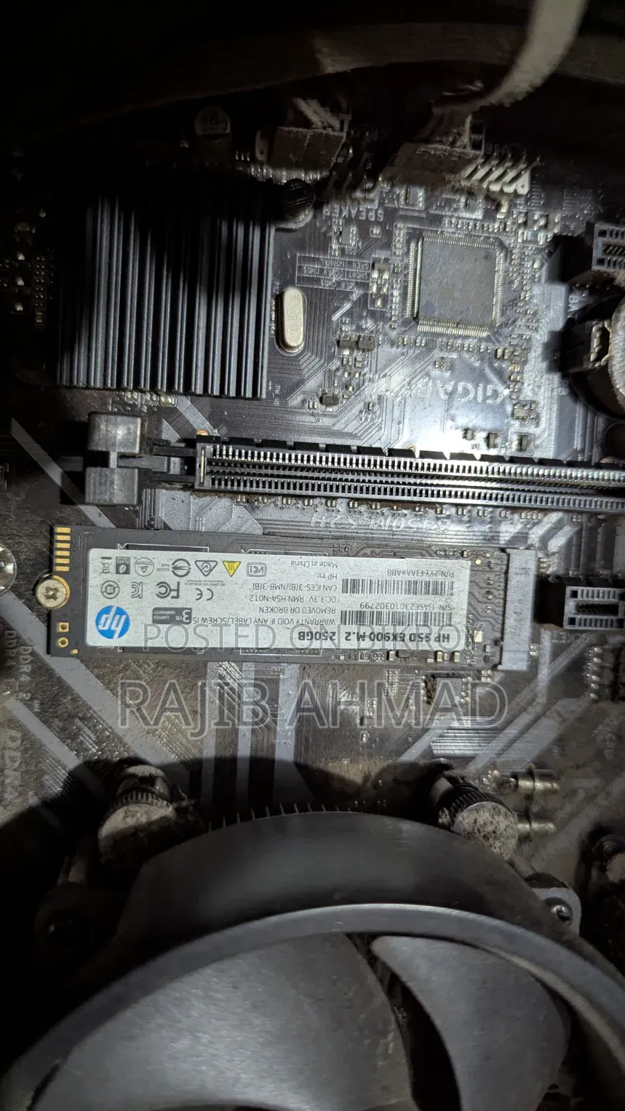 HP Ex 900 250 Nvme SSD