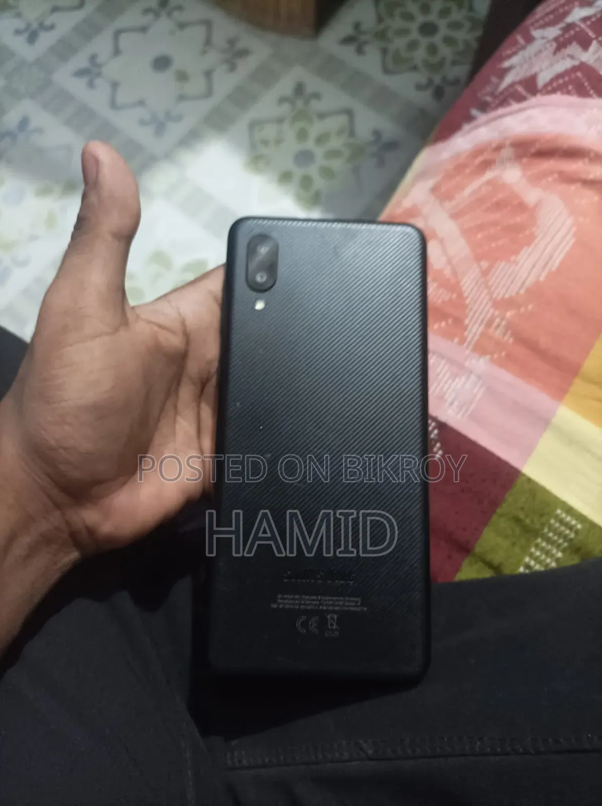 স্যামসাং গ্যালাক্সি এ০২ ৩২ জিবি কালো