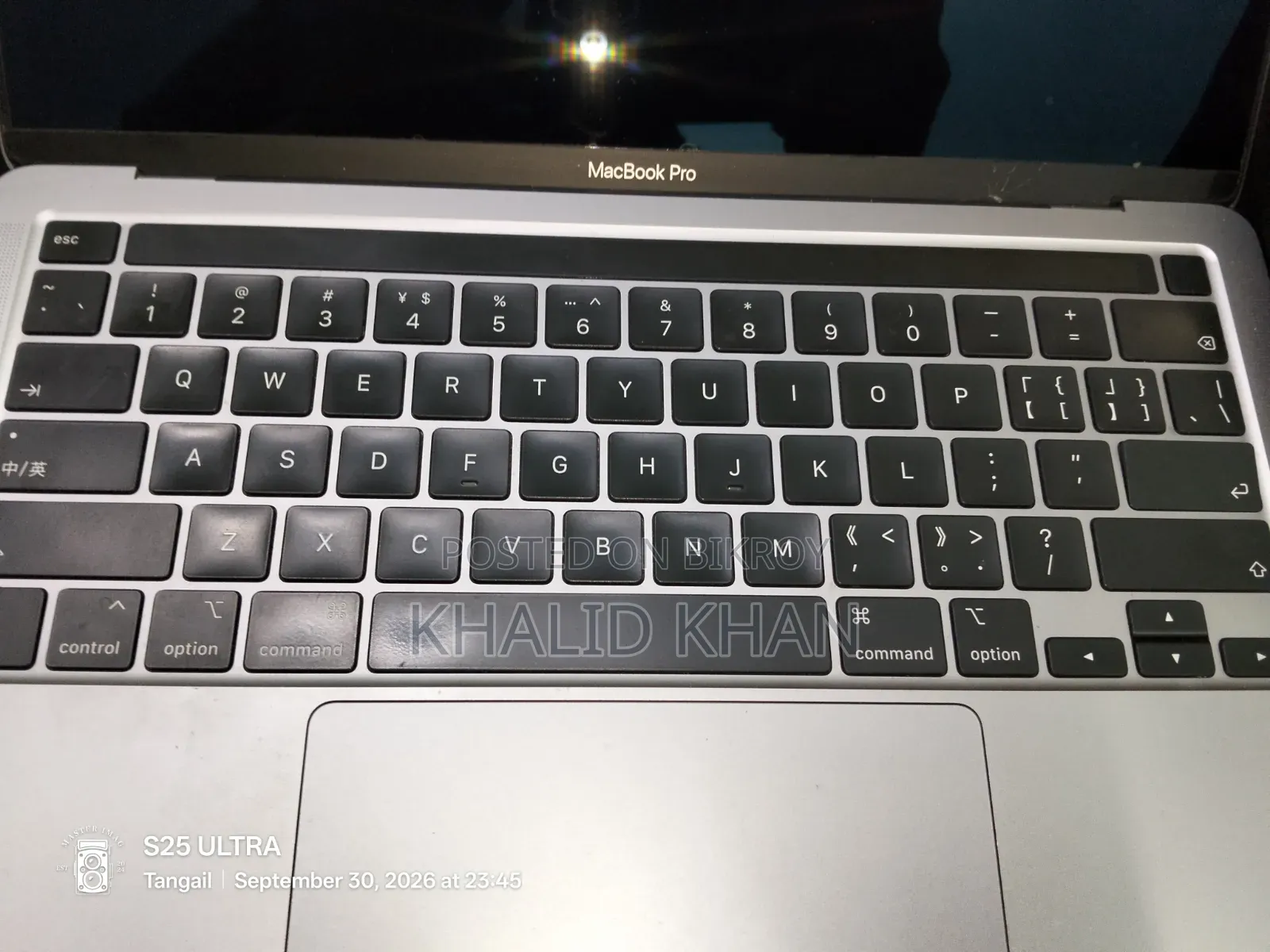 Laptop Apple MacBook 2020 8GB Intel Core i5 HDD 256GB