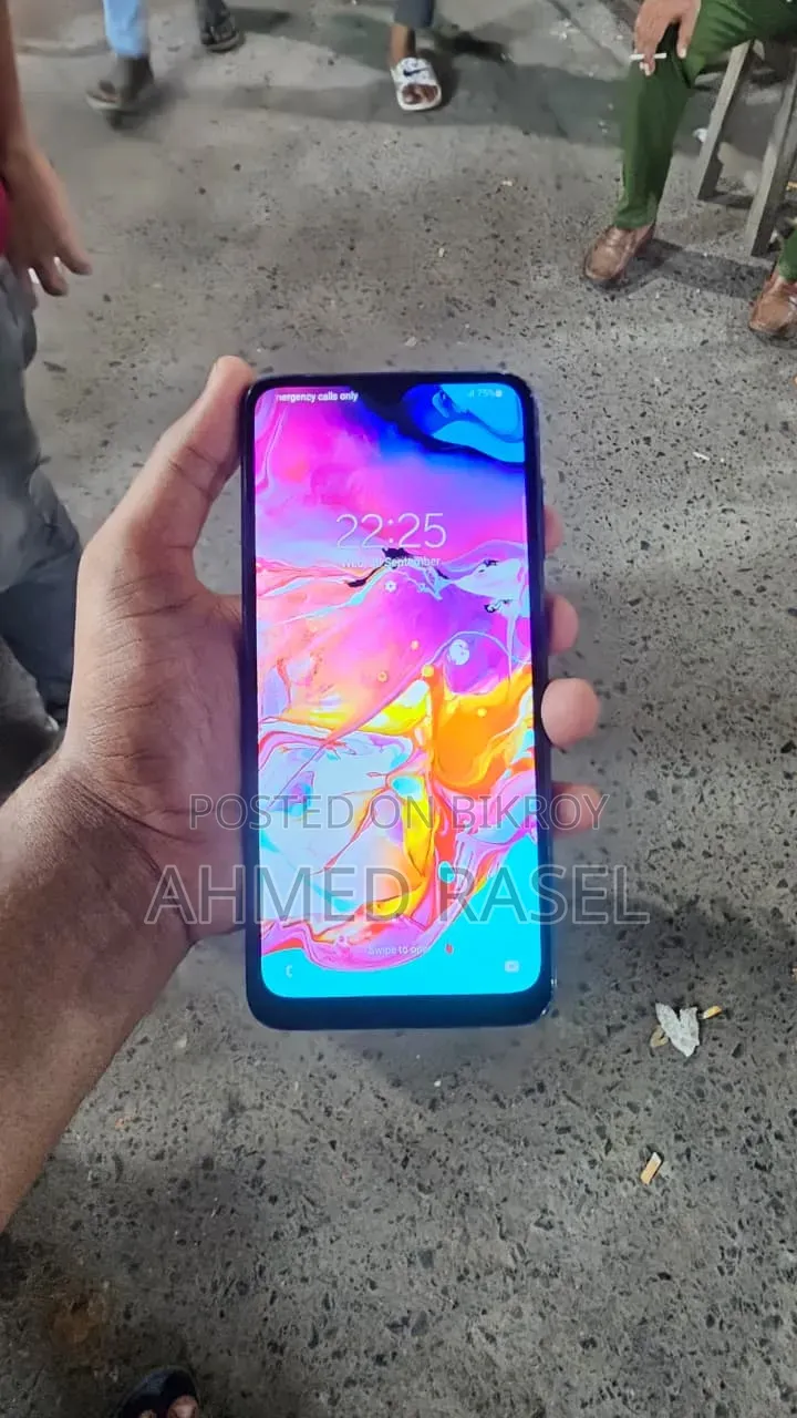 স্যামসাং গ্যালাক্সি এ৭০ ১২৮ জিবি ব্লু