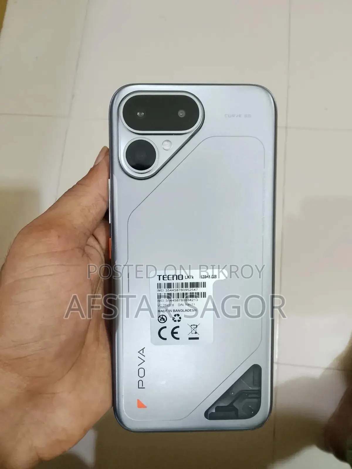 Tecno Pova Curve 2 5G 128 GB Black