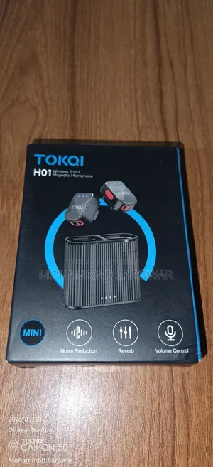 TOKQI H01 Wireless 2-in-1 Magnetic Microphone বিক্রয় করা হবে!