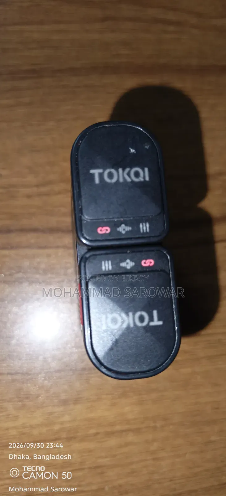 TOKQI H01 Wireless 2-in-1 Magnetic Microphone বিক্রয় করা হবে!