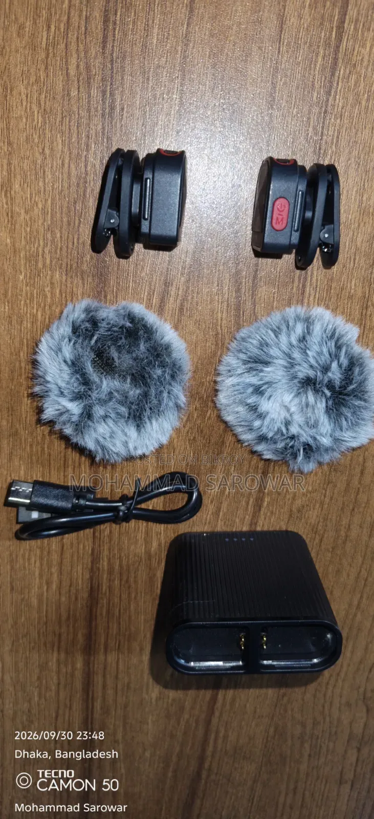 TOKQI H01 Wireless 2-in-1 Magnetic Microphone বিক্রয় করা হবে!