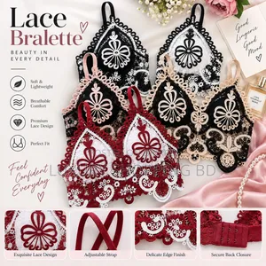 Premium Floral Lace Bralette for Women – Stylish & Comfortable Bra