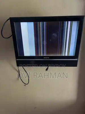 Akura 24-inch Display Damaged TV Everything Else Working Fine