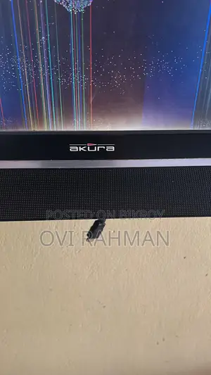 Akura 24-inch Display Damaged TV Everything Else Working Fine