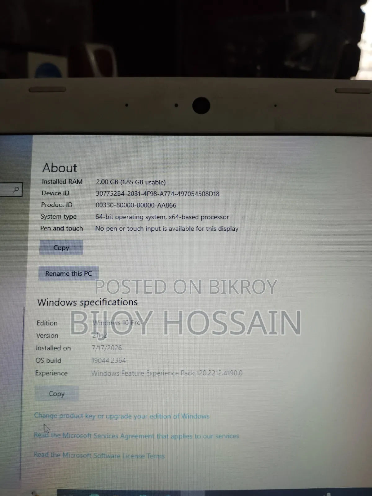 Laptop Lenovo IdeaPad 110S 2GB SSHD+SSD 32GB