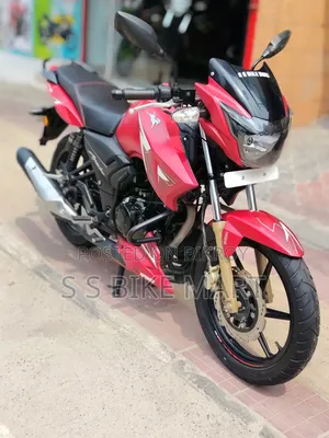 TVS Apache RTR 160 2V ABS 2023 Red