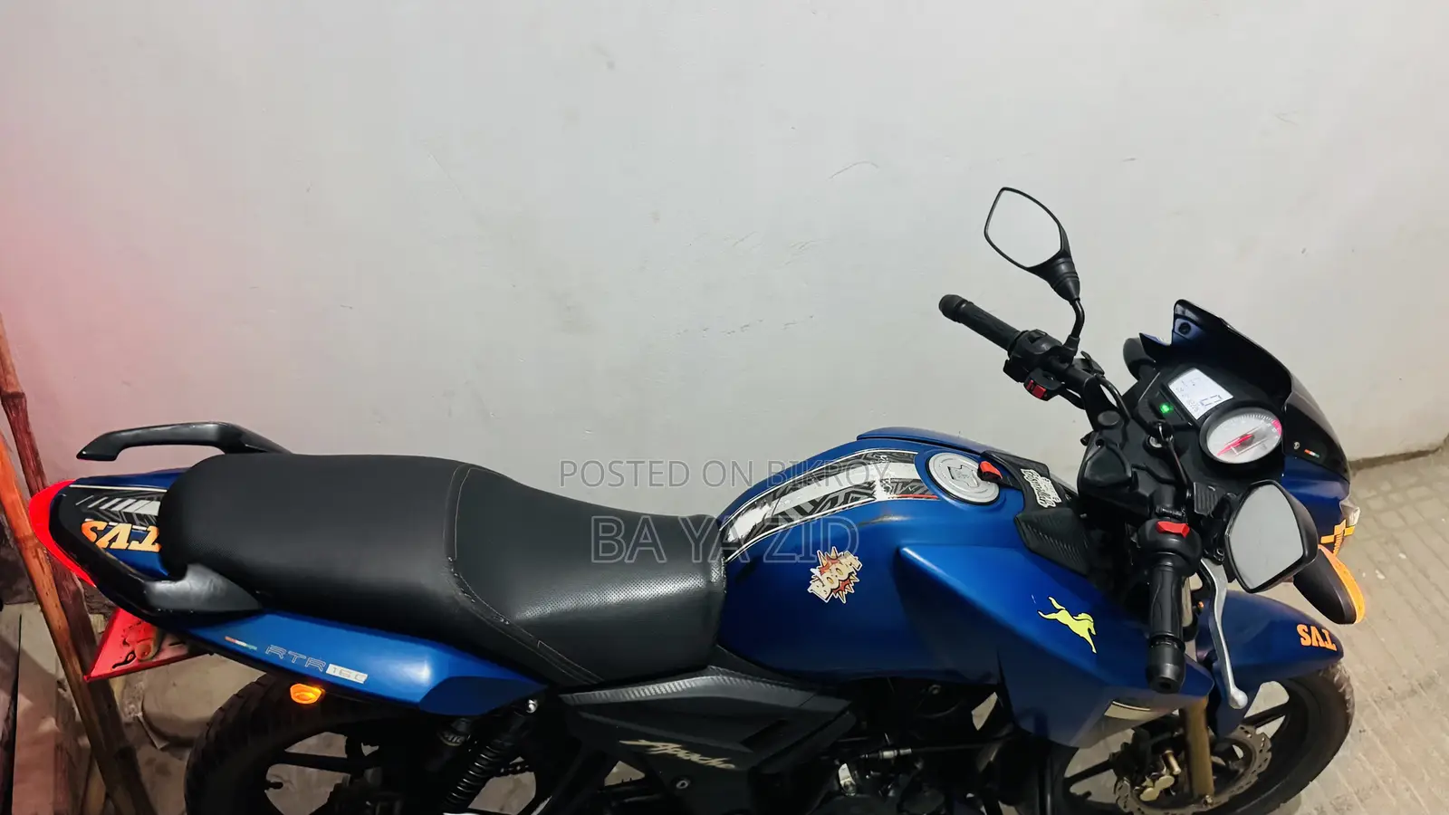 টিভিএস অ্যাপাচি আরটিআর ১৬০ টুভি ২০২০ নীল