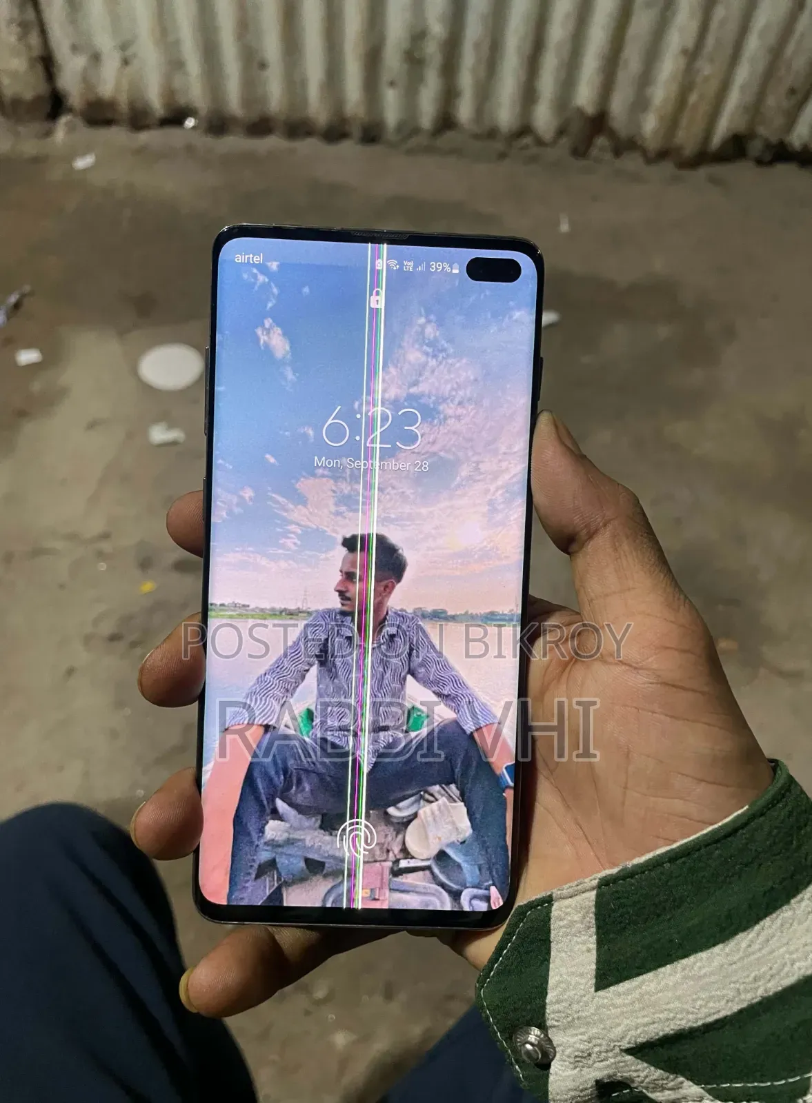 স্যামসাং গ্যালাক্সি এস১০ প্লাস ১২৮ জিবি কালো