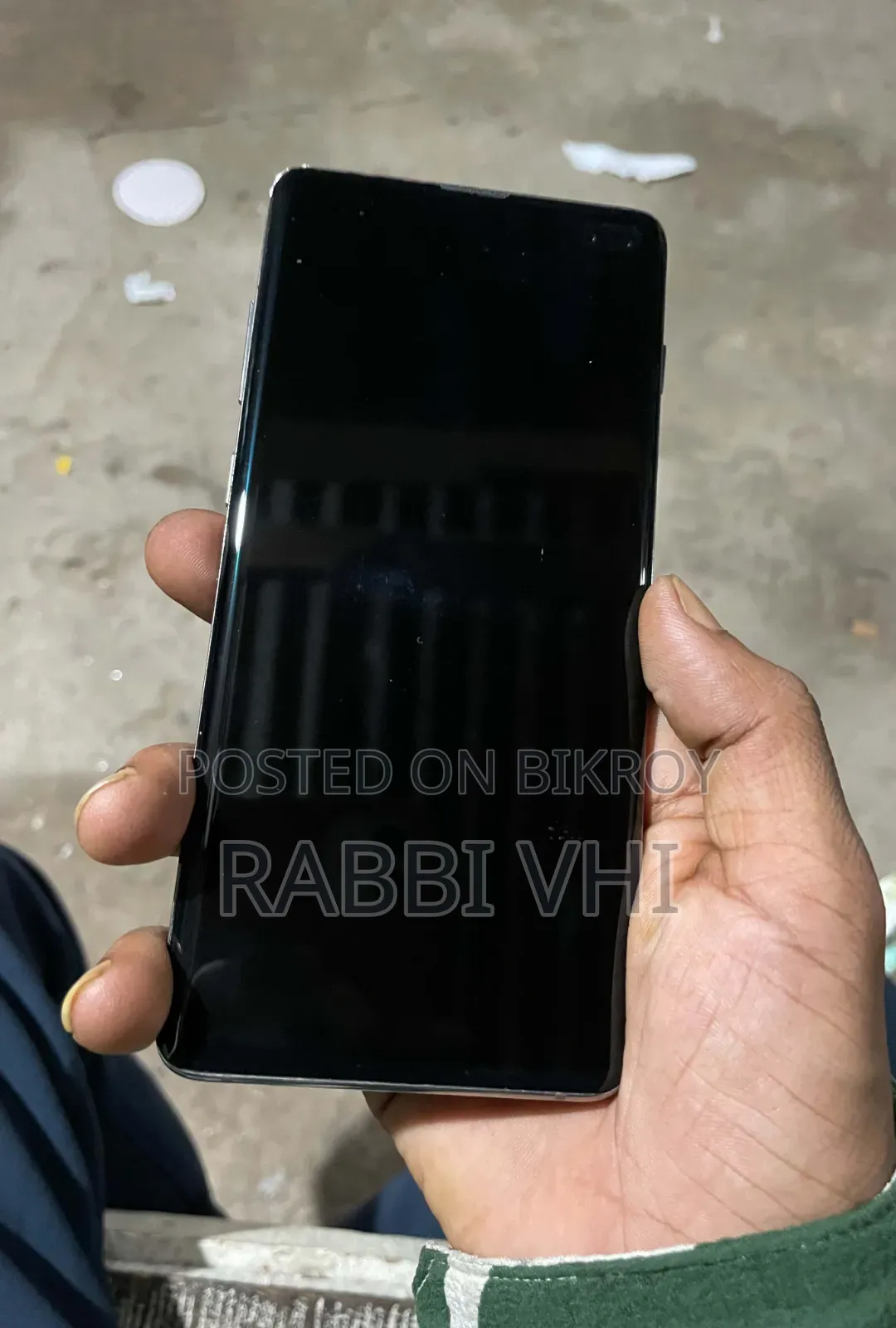 স্যামসাং গ্যালাক্সি এস১০ প্লাস ১২৮ জিবি কালো