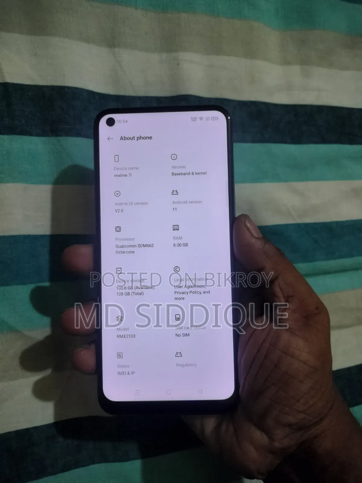 Realme 7i 128 GB Blue