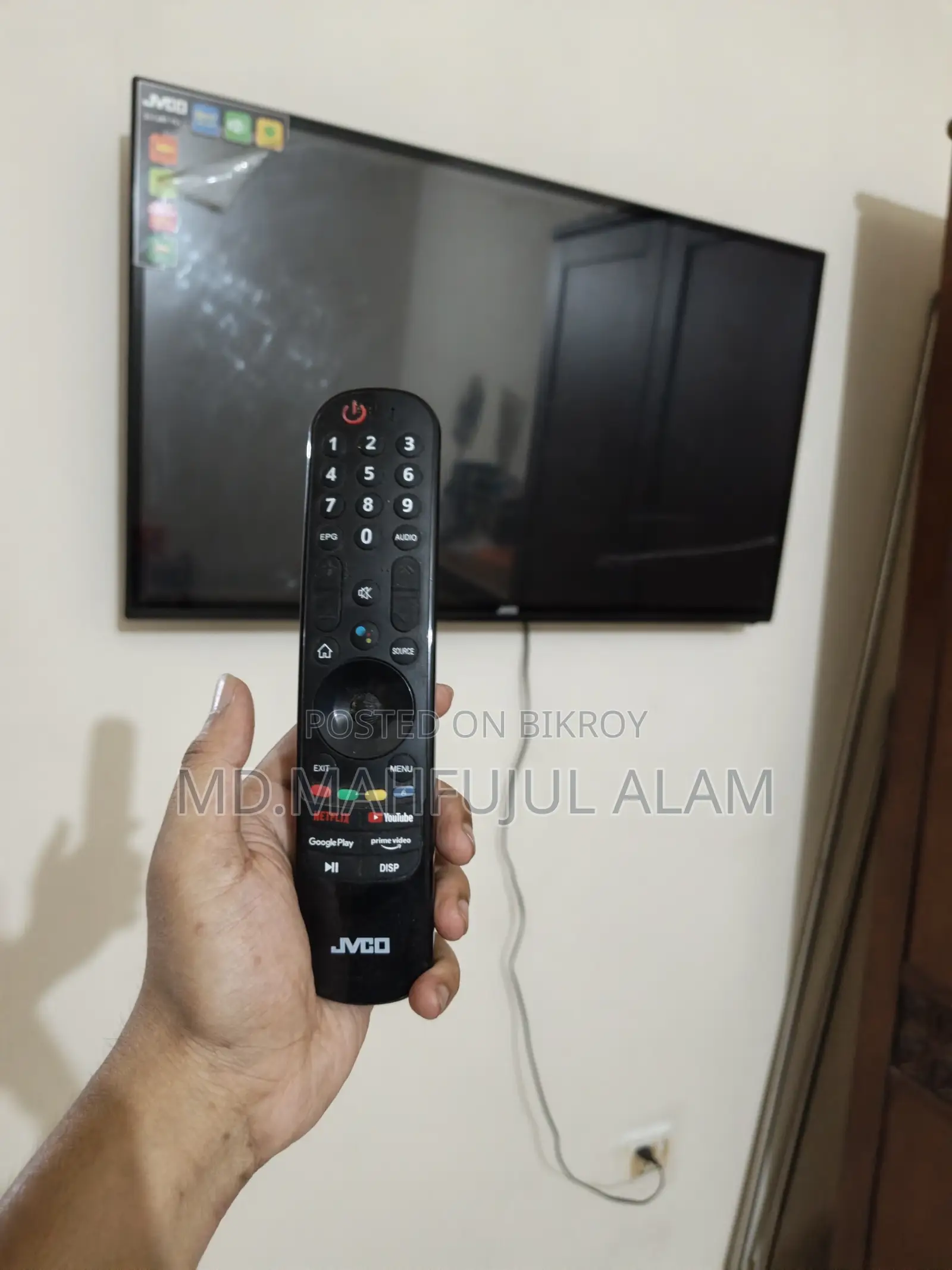 JVCO 43” J9TS Voice Smart Android TV