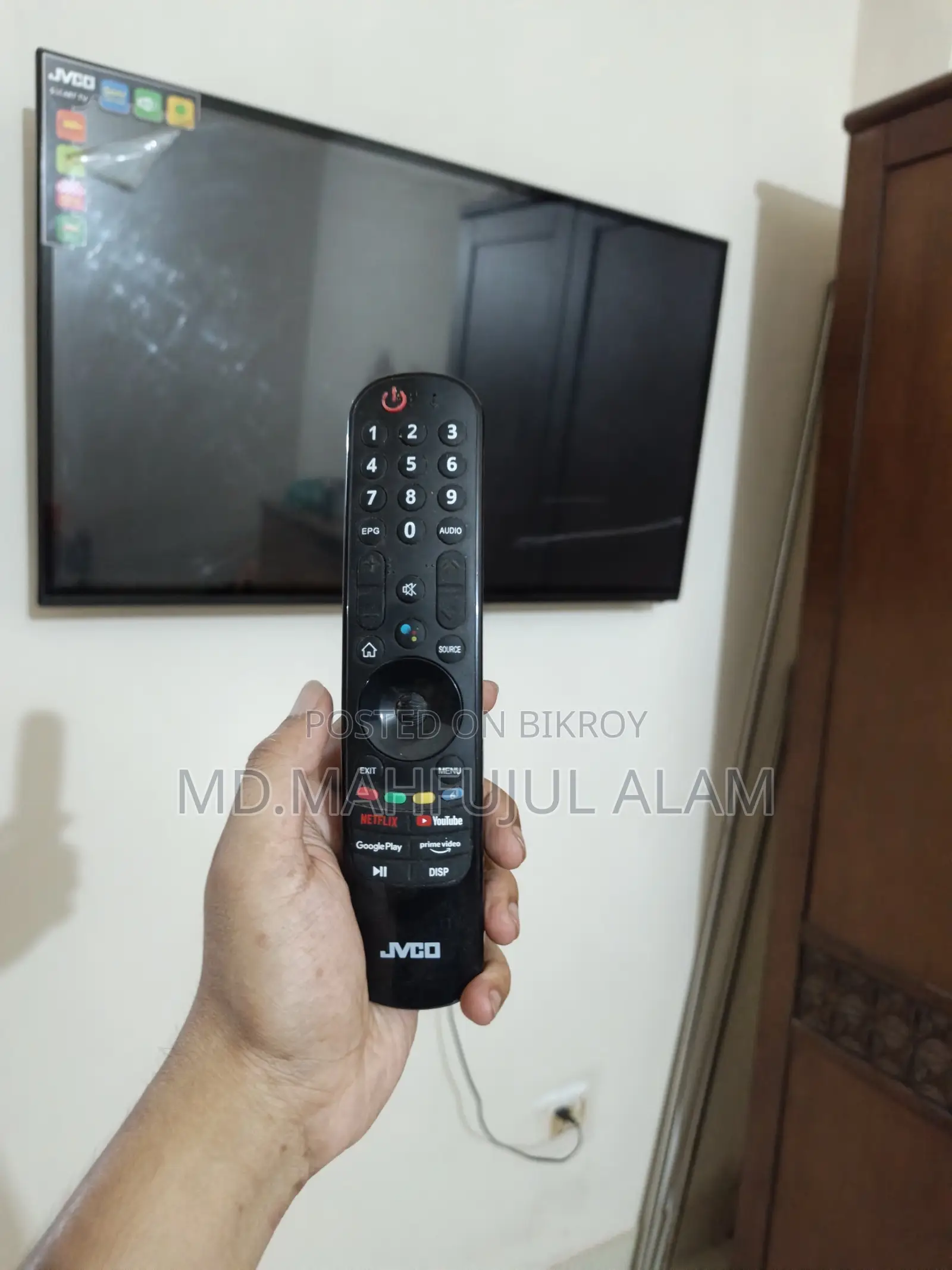 JVCO 43” J9TS Voice Smart Android TV