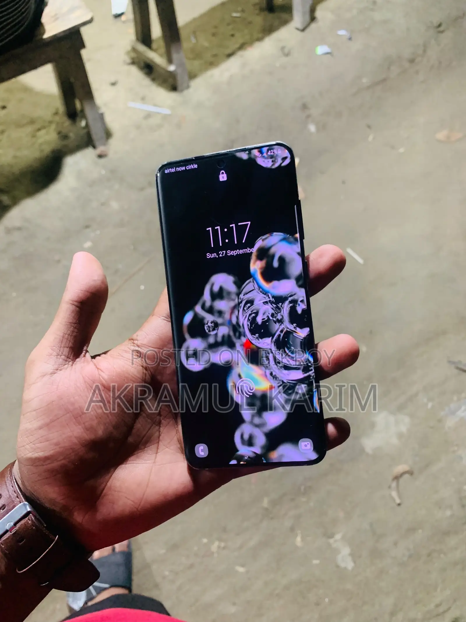 স্যামসাং গ্যালাক্সি এস২০ প্লাস ৫জি ১২৮ জিবি ব্ল্যাক