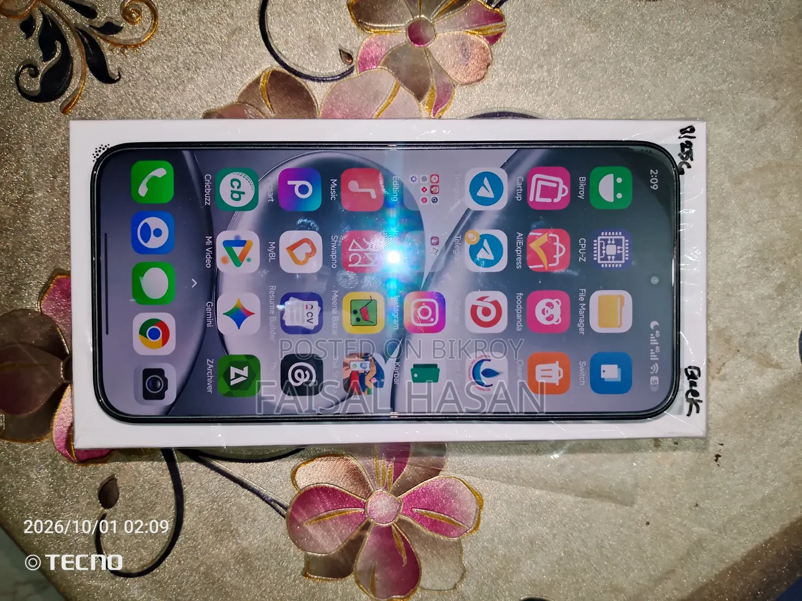 শাওমি রেডমি নোট ১৫ প্রো ২৫৬ জিবি ব্ল্যাক