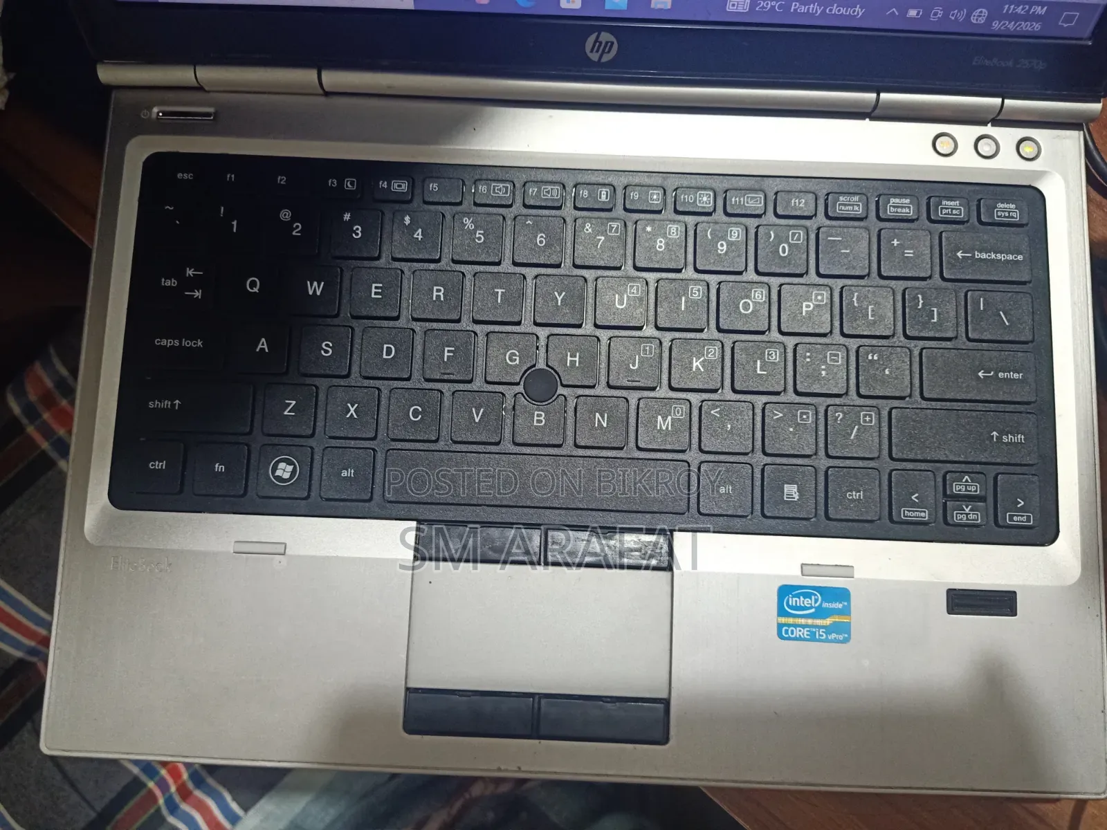 Laptop HP EliteBook 2570P 4GB Intel Core i5 SSHD (Hybrid) 500GB