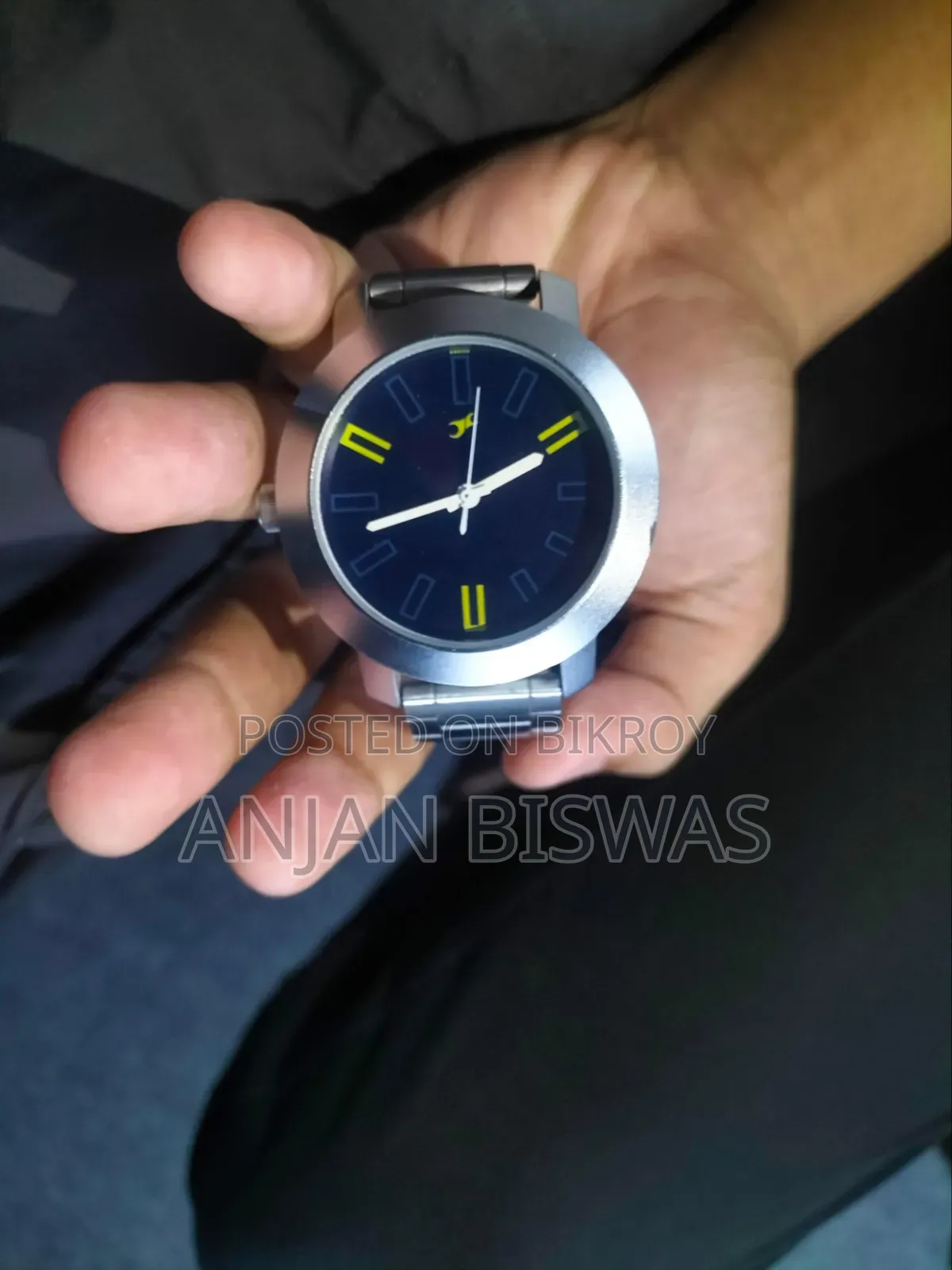 Fastrack Casual Analog Navy Blue Dial Men's Watch.
