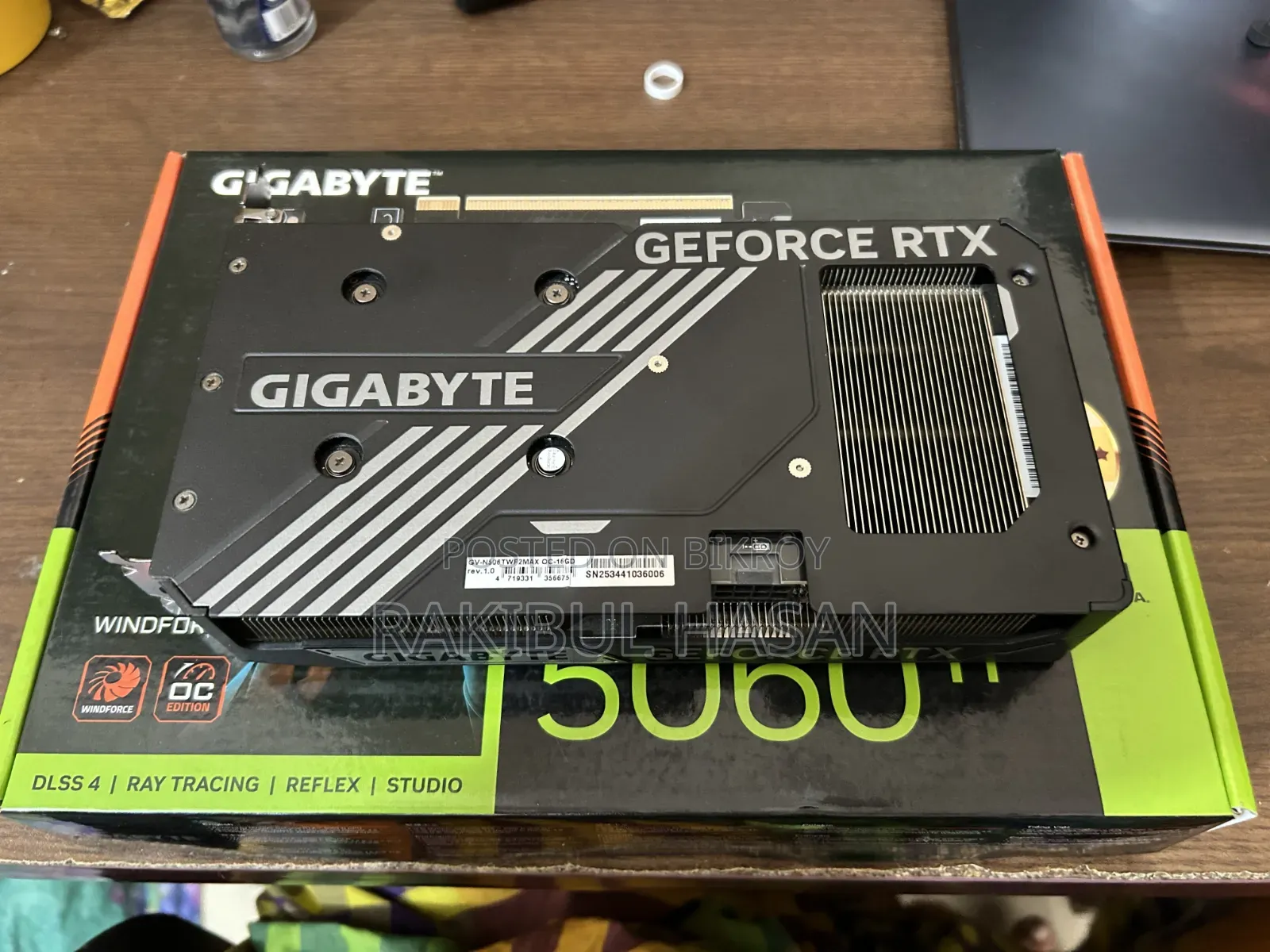 Gigabyte GeForce RTXTM 5060 Ti WINDFORCE MAX OC 16GB Graphics Card