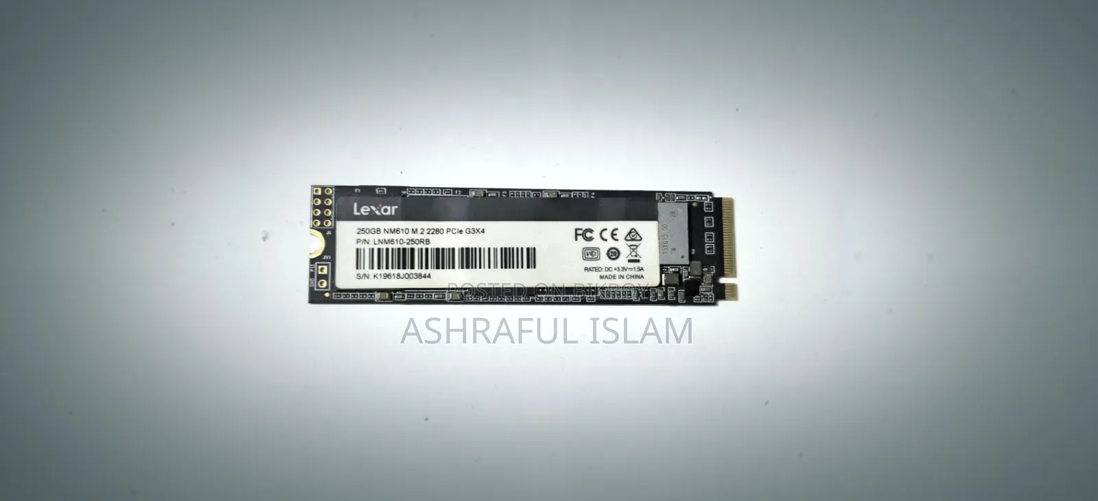 Lexar 250GB NVMe