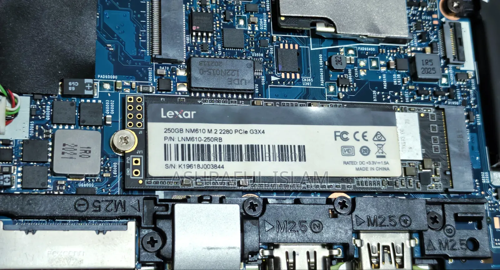 Lexar 250GB NVMe