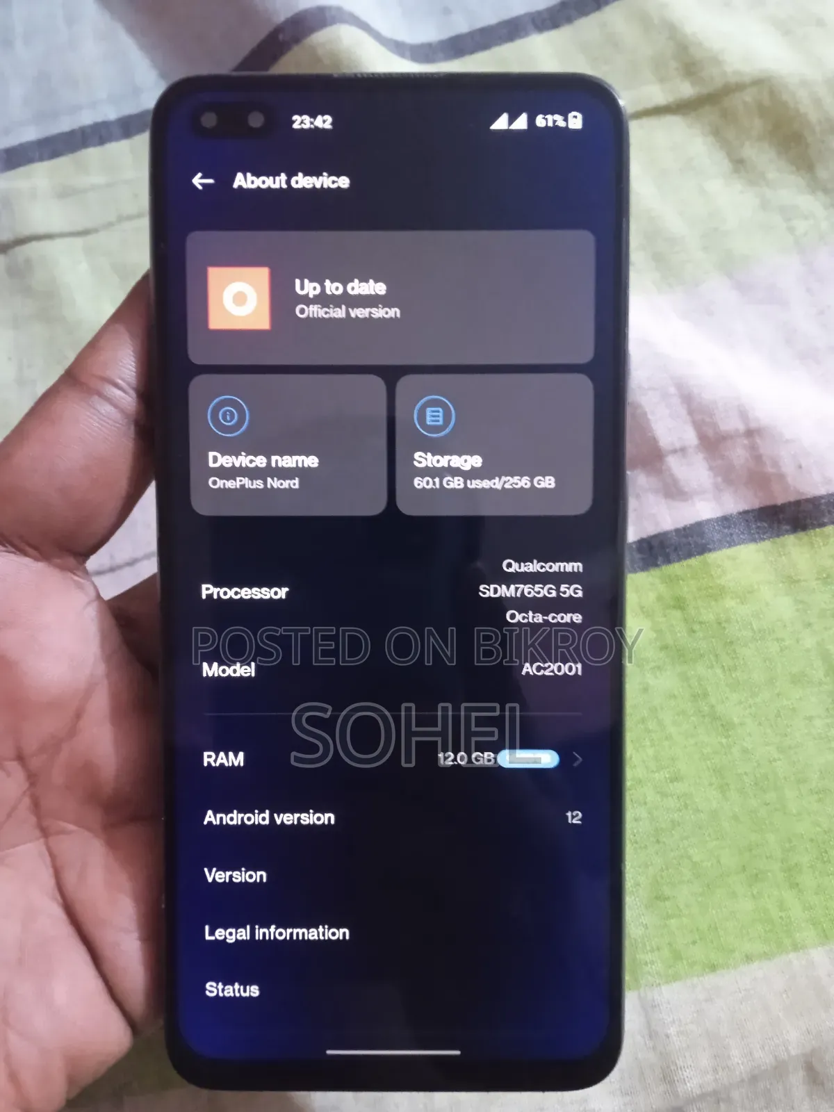 OnePlus Nord CE 5G 256 GB Black