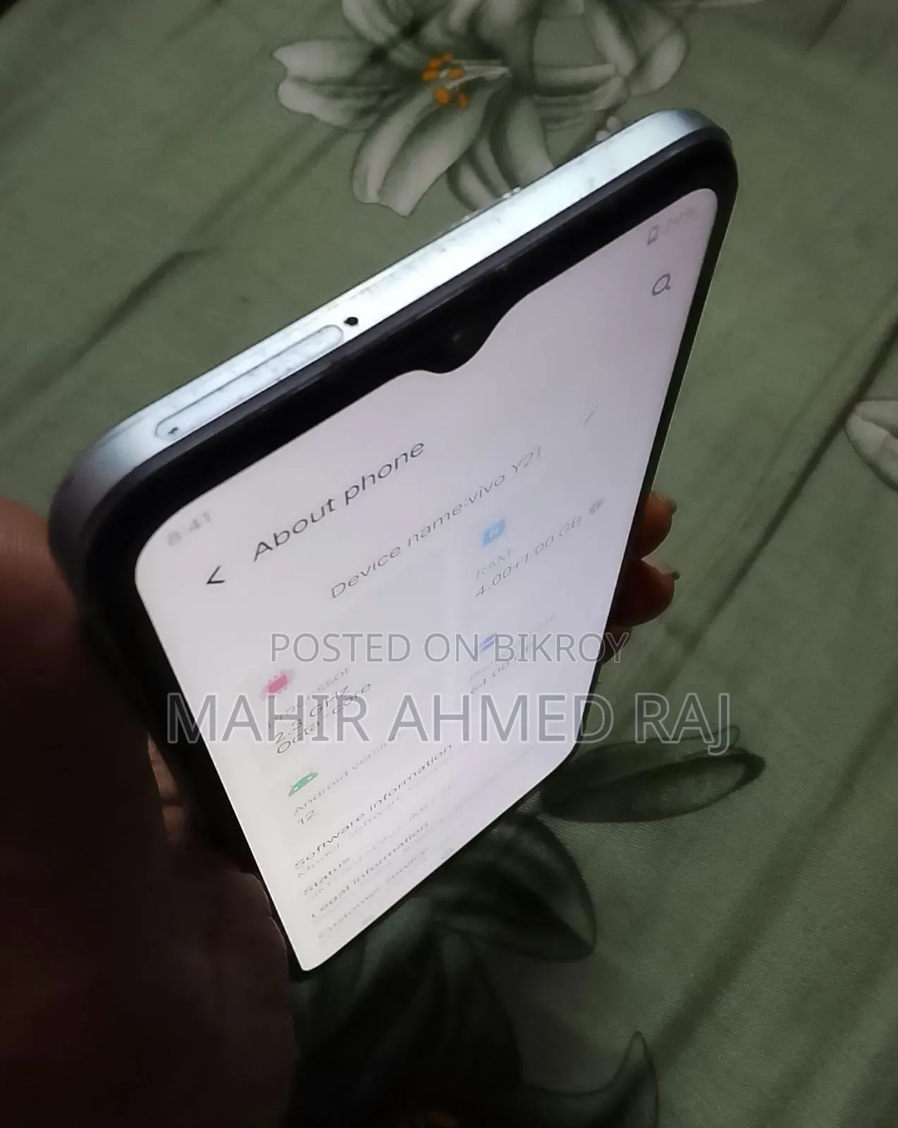 New Vivo Y21 64 GB Silver