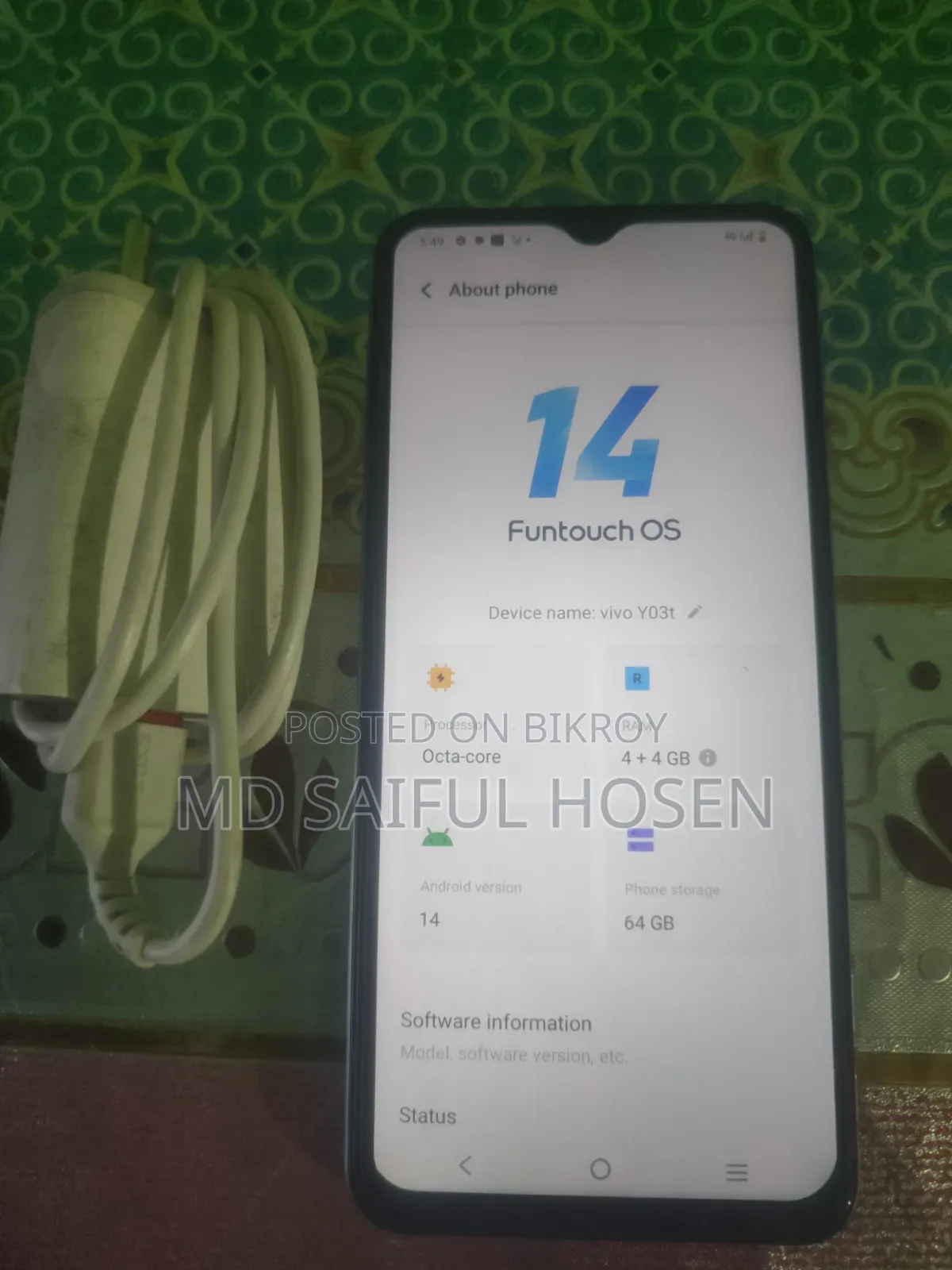 Vivo Y03t 64 GB