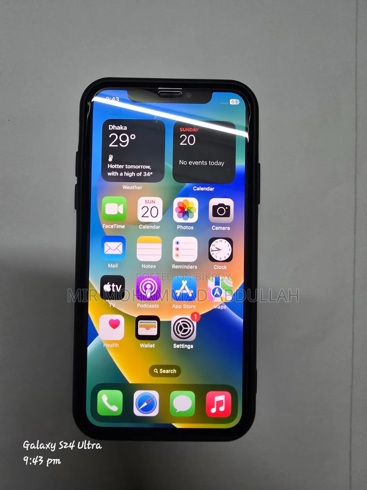 Apple iPhone X 256 GB Black