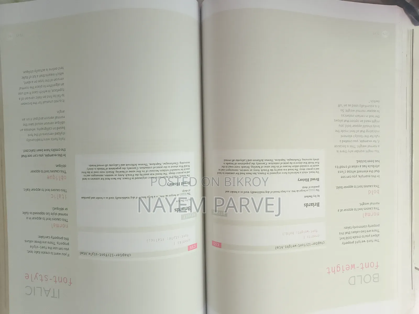 HTML & CSS Design and Build Websites, Jon Duckett. Color Print Book.