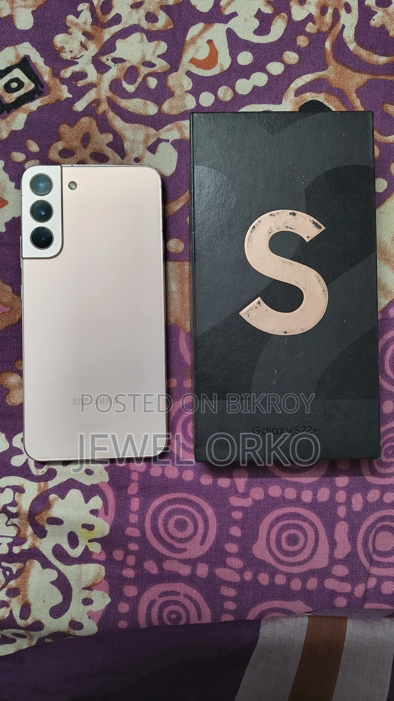 New Samsung Galaxy S22+ 5G 128 GB Pink
