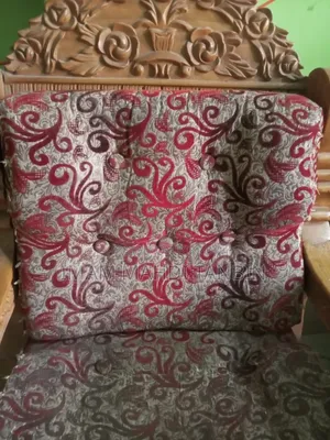 Sofa set made of pure teak wood.
