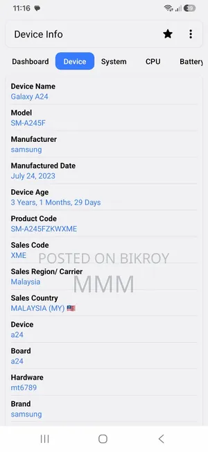 Samsung Galaxy A24 128 GB