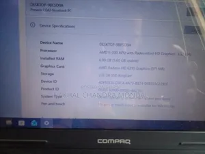 Laptop HP Compaq Presario CQ43 6GB AMD SSD 256GB