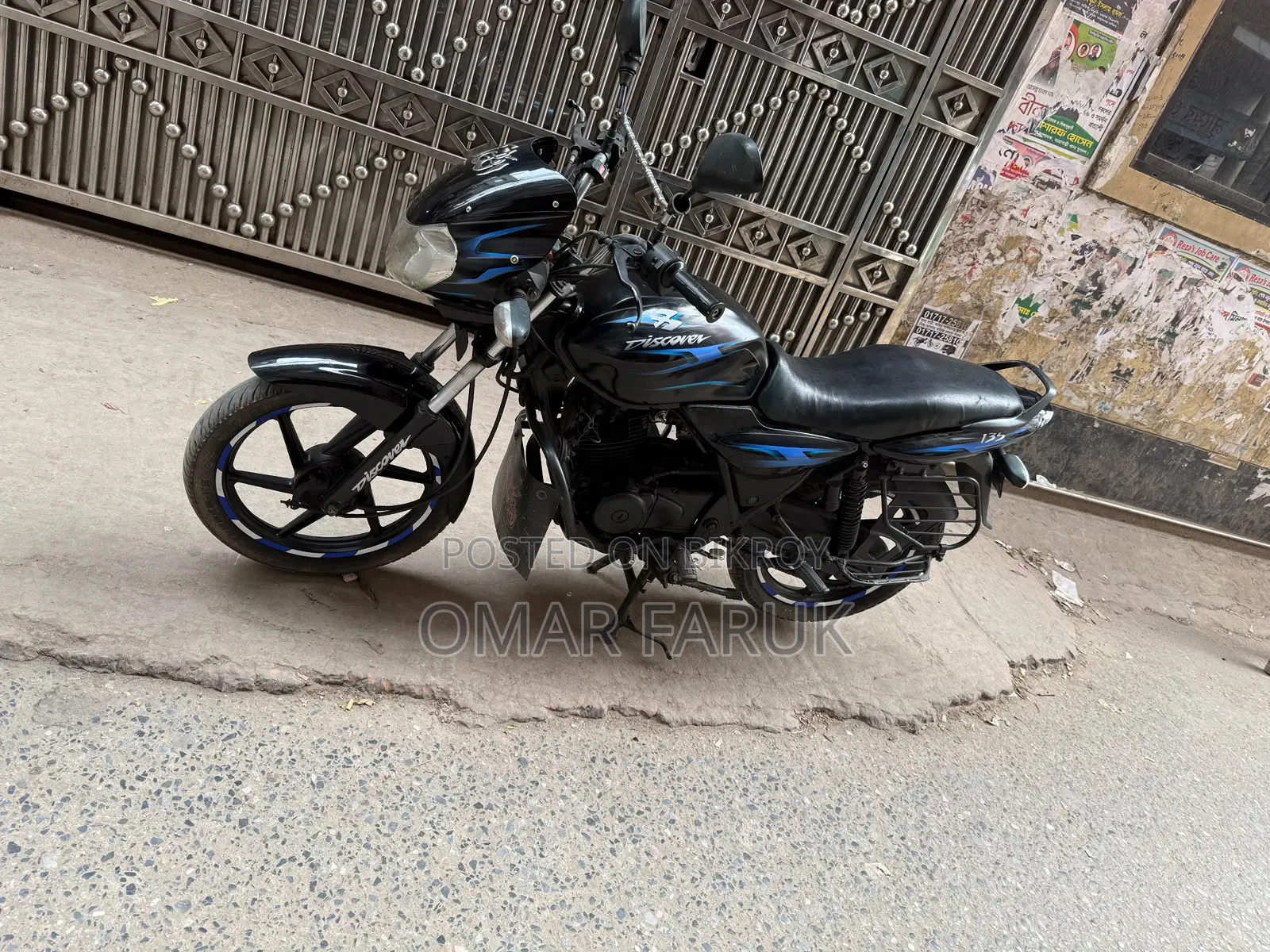 Bajaj Discover 135 2008 Black