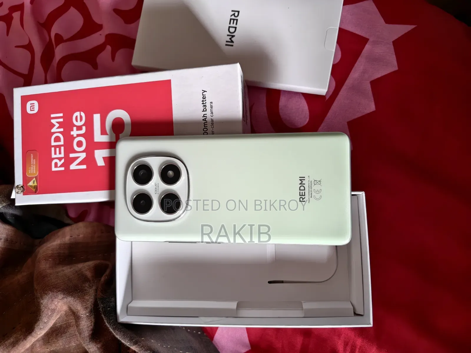 New Xiaomi Redmi Note 15 256 GB Green