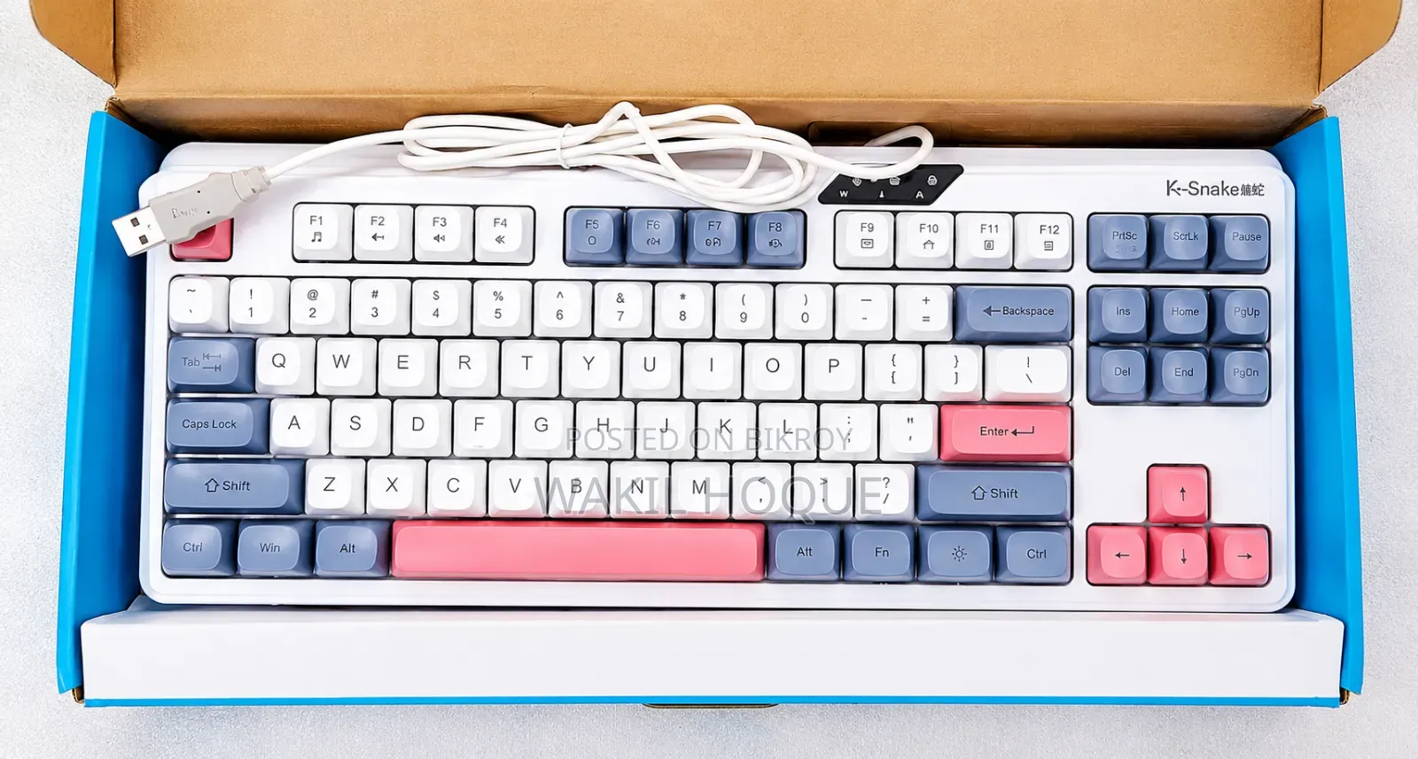 K-Snake K87 RGB Membrane Gaming Keyboard | Brand New
