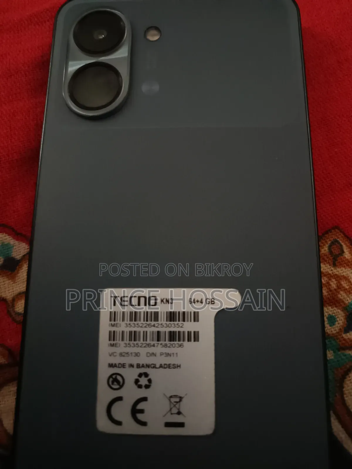 New Tecno B3 Black