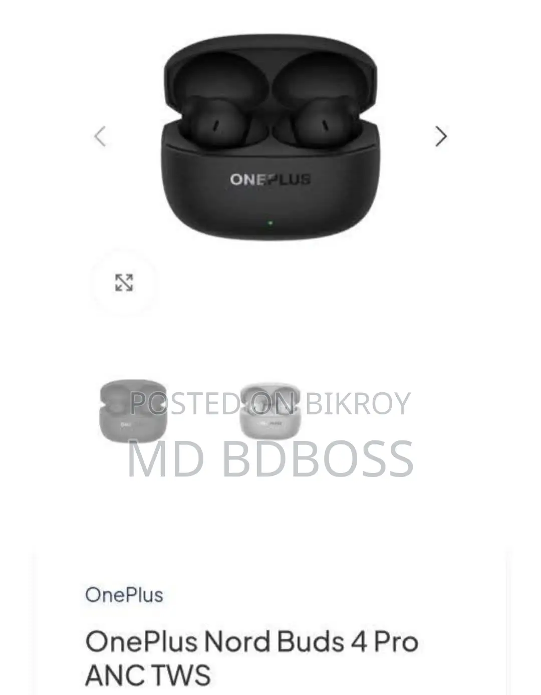 Oneplus Nord Buds 4 Pro (Left Earbuds Missing)