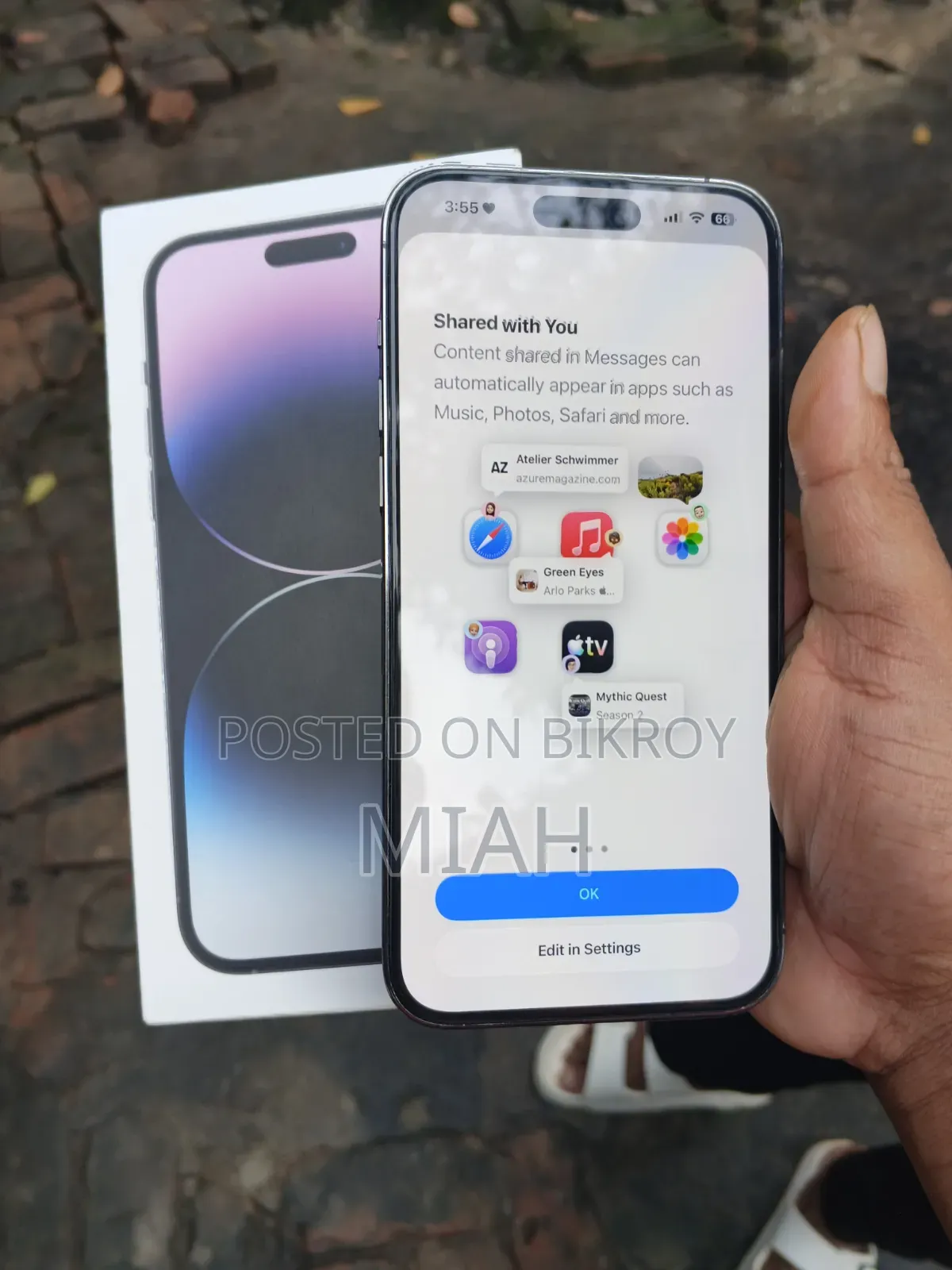 অ্যাপল আইফোন ১৪ প্রো ম্যাক্স ১২৮ জিবি পার্পল