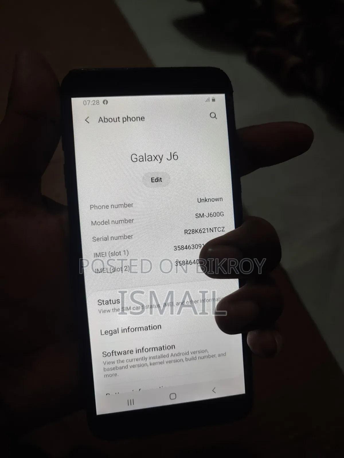 স্যামসাং গ্যালাক্সি জে৬ ৩২ জিবি ব্ল্যাক