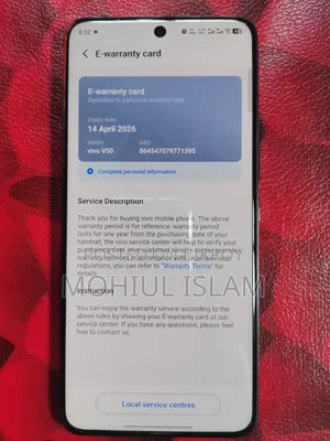 Vivo V50 256 GB Gray