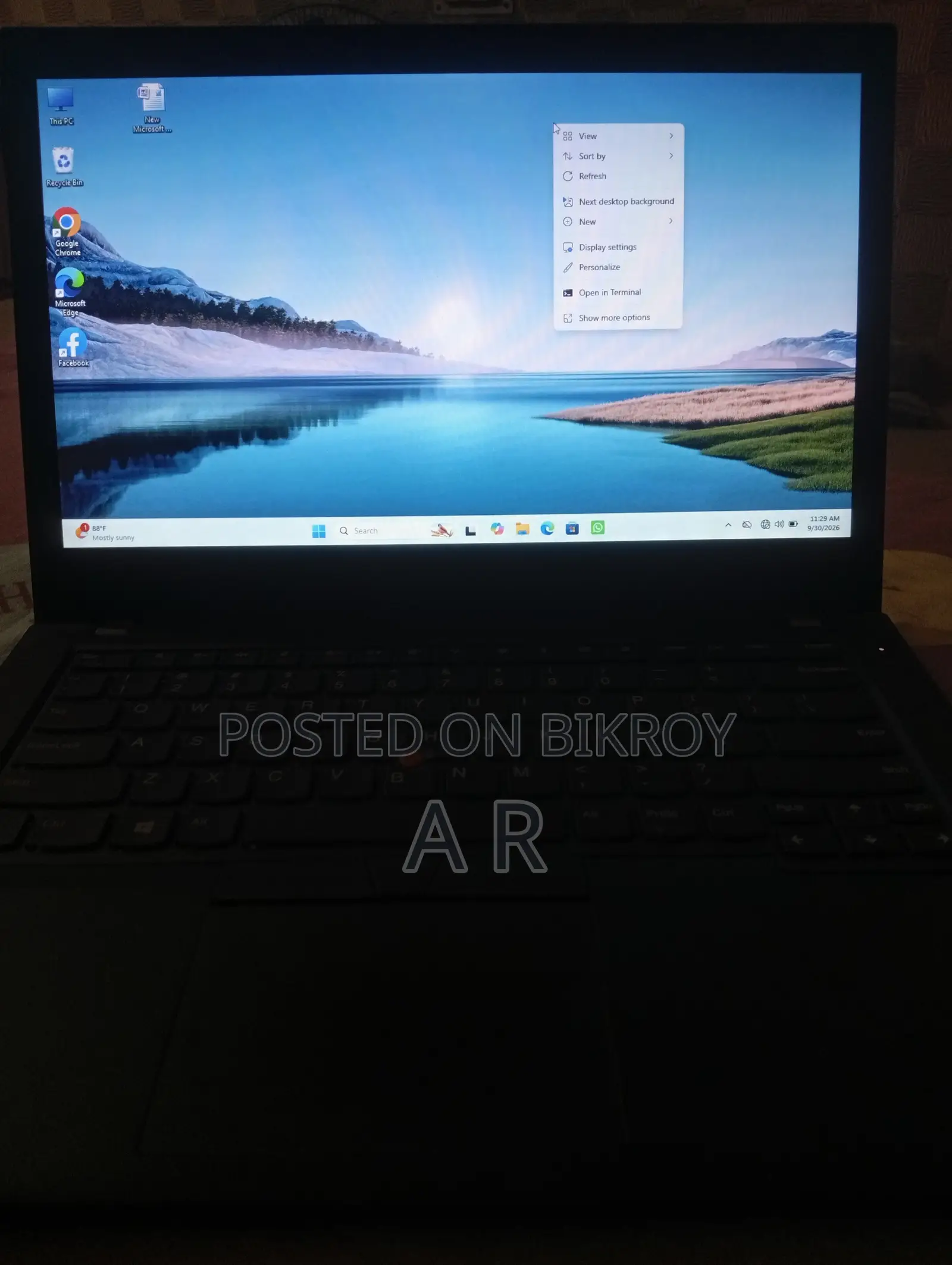 Laptop Lenovo ThinkPad T480 8GB Intel Core i5 SSD 256GB