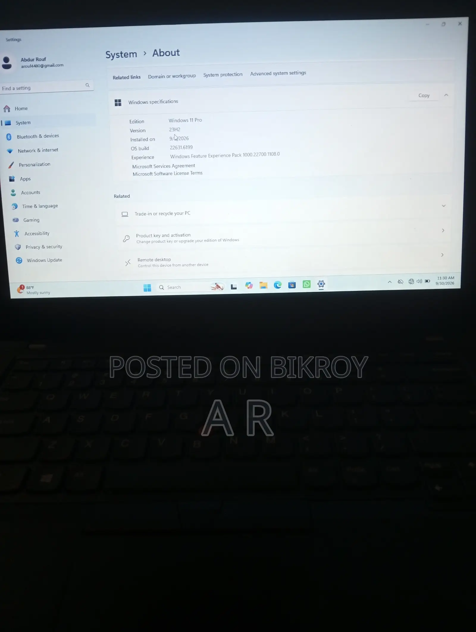 Laptop Lenovo ThinkPad T480 8GB Intel Core i5 SSD 256GB