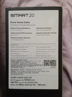New Infinix Smart 20 64 GB Orange