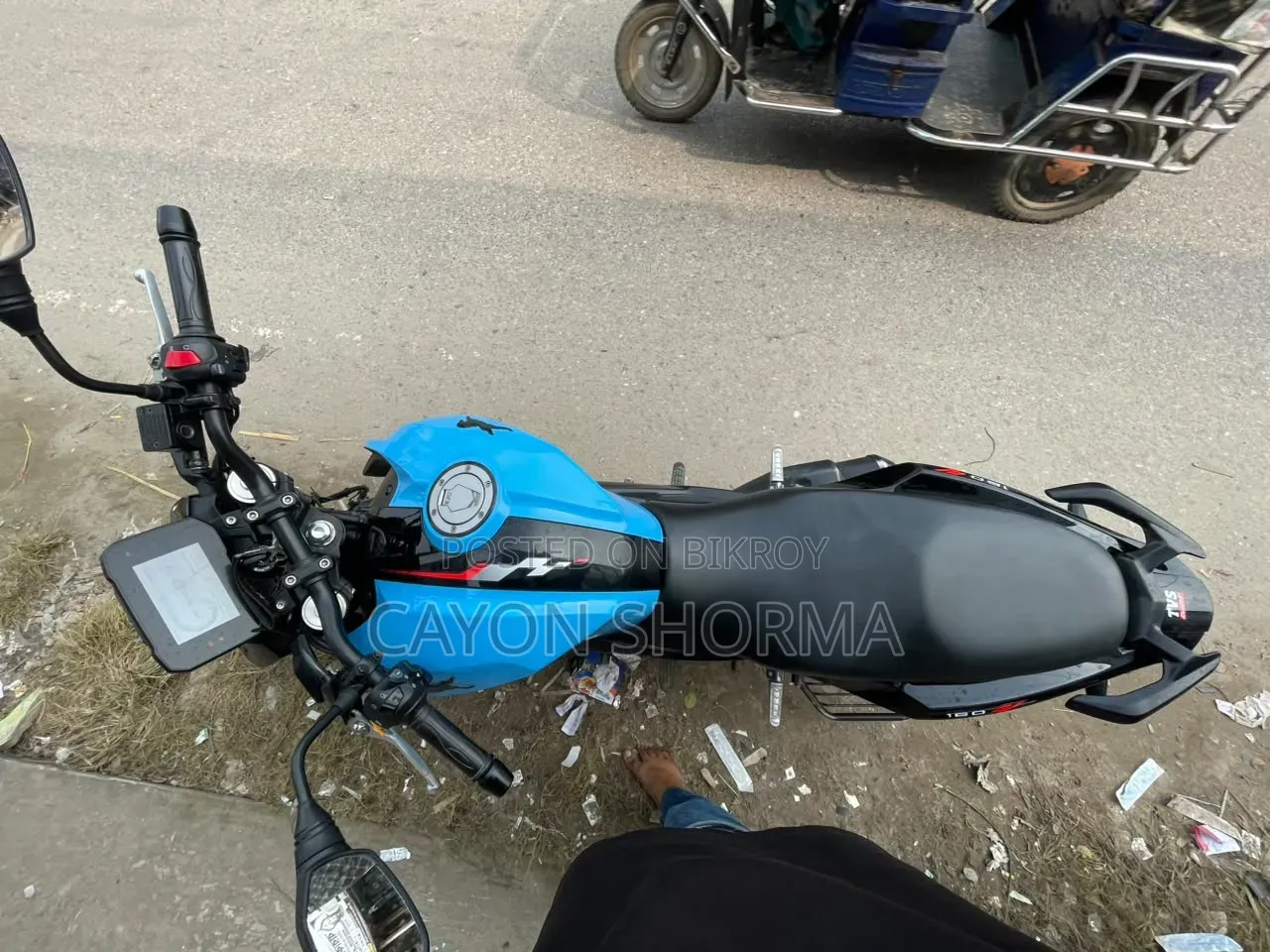 টিভিএস অ্যাপাচি আরটিআর ১৬০ ৪ভি ২০২৬ ব্লু