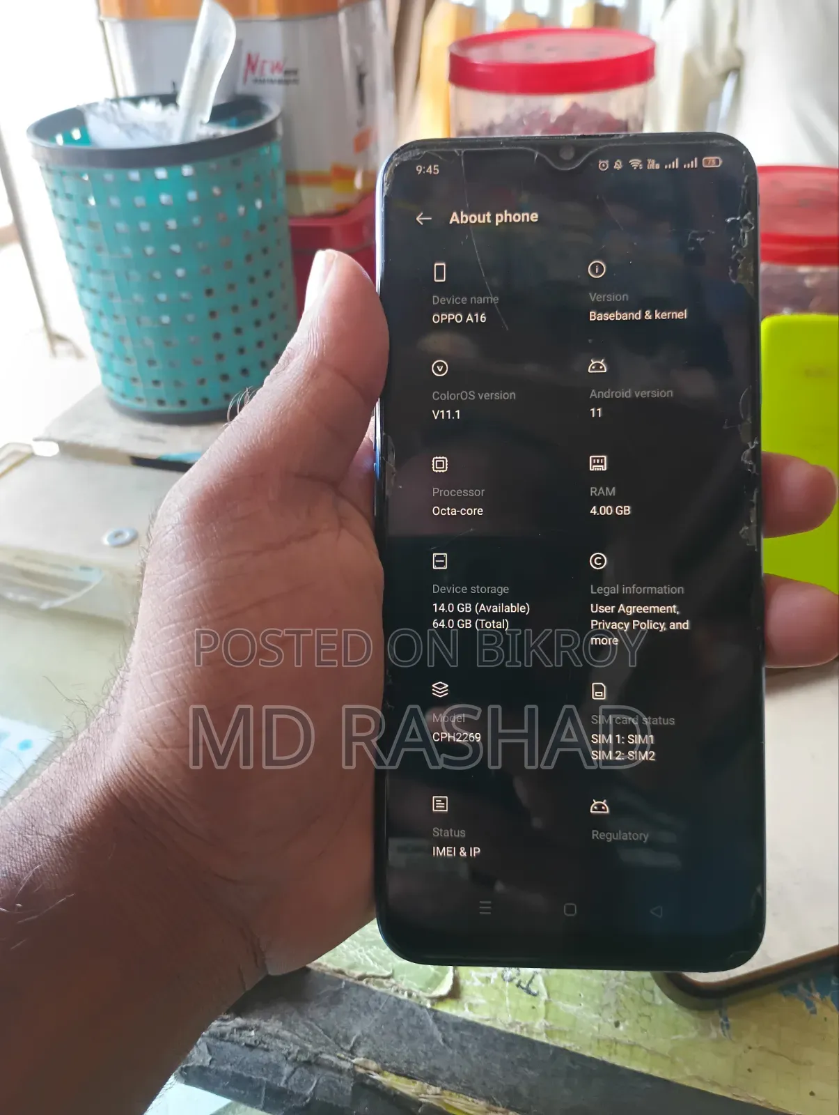 Oppo A16 64 GB