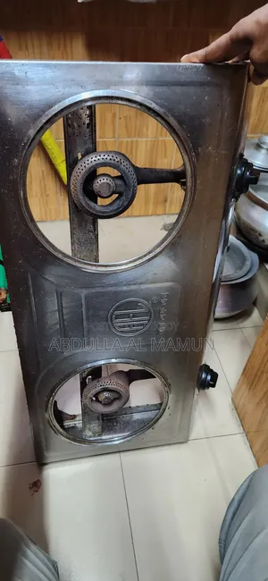 Two-Burner Stainless Steel Gas Stove